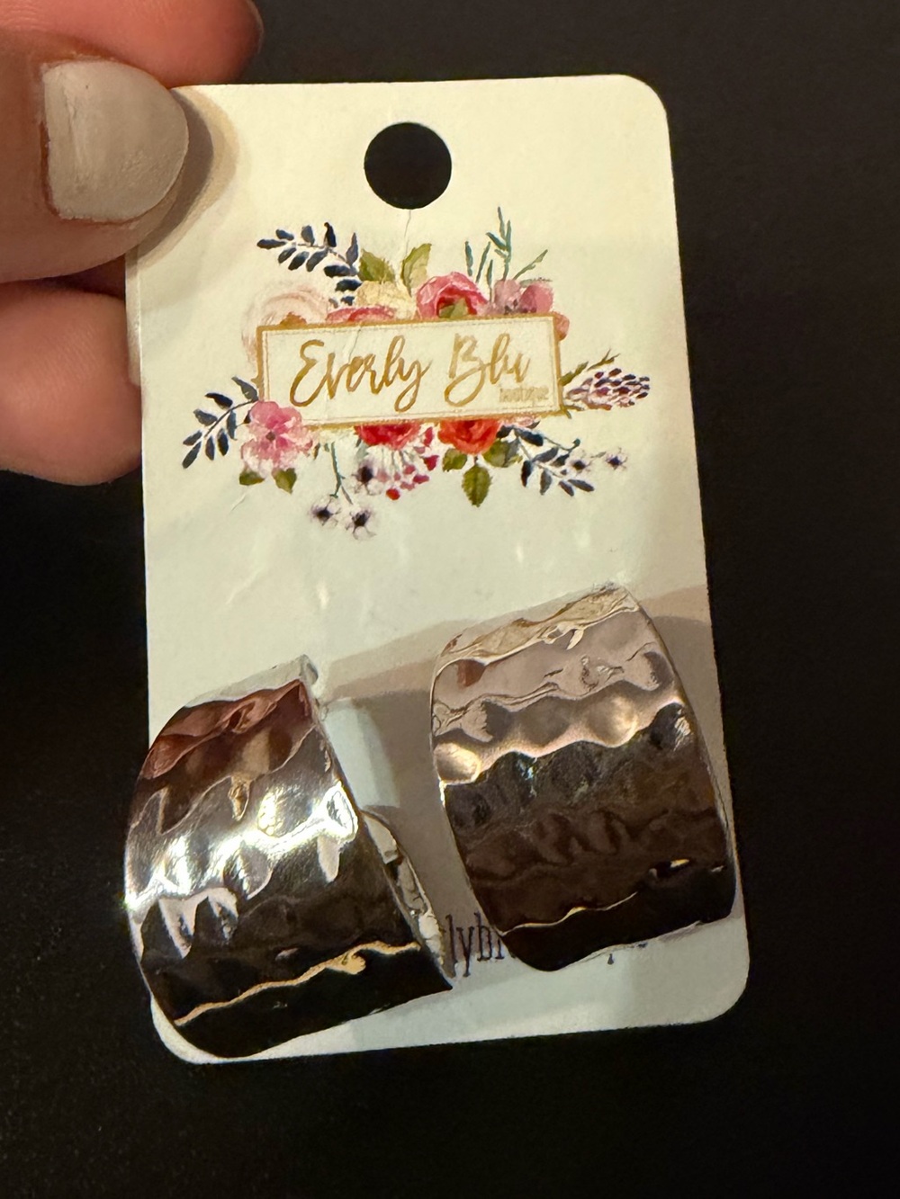 Every Blue Earrings - Never Been Worn